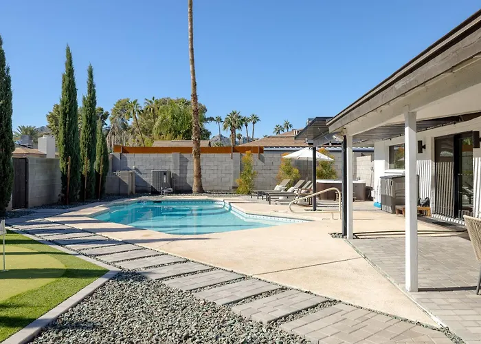 Modern Desert Oasis - Shuffleboard Hiking Pool Putting *