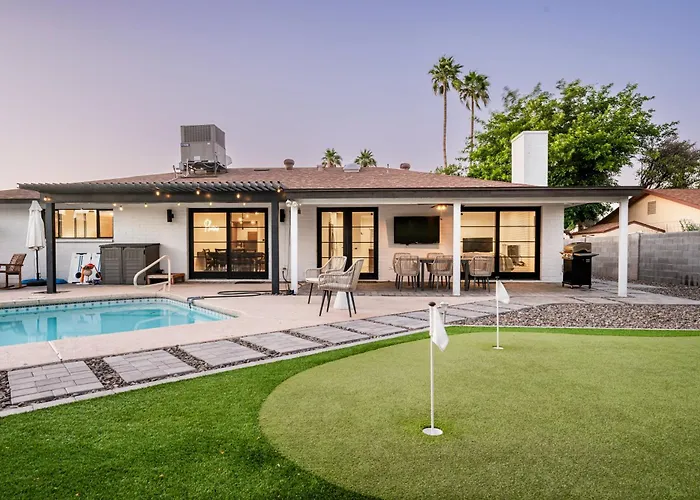 Modern Desert Oasis - Shuffleboard Hiking Pool Putting *